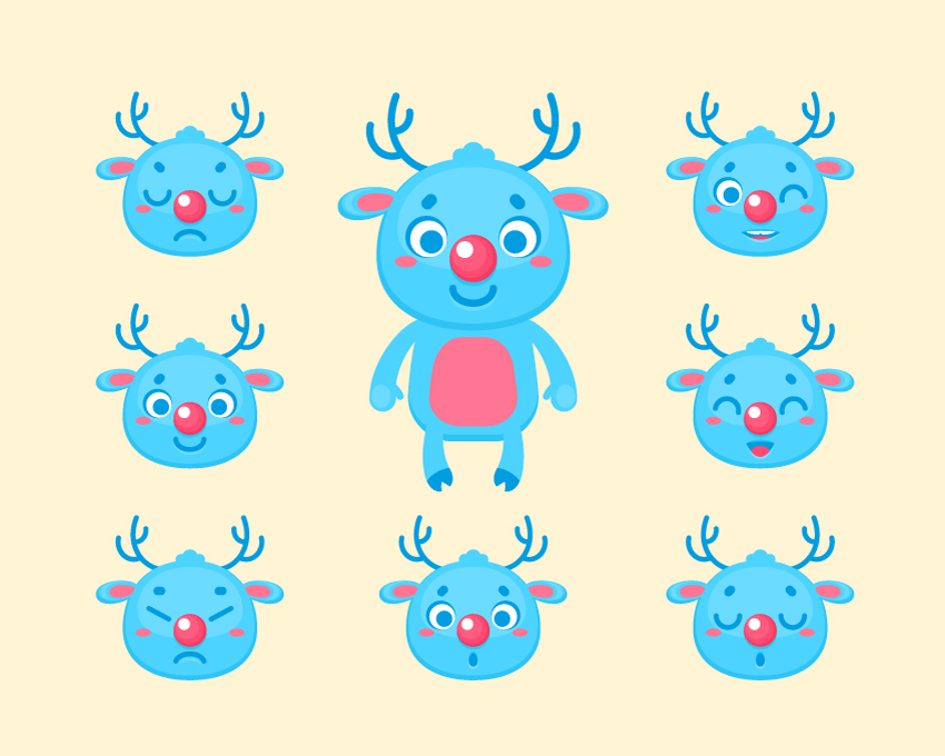 How to Design a Christmas Deer Construction Kit in Adobe Illustrator