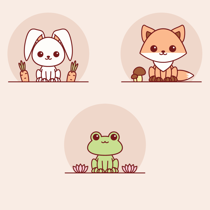 How to Create Easy Kawaii Animals in Adobe Illustrator