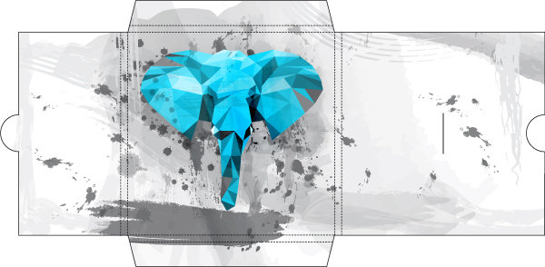 Design a CD Cover in Low-Polygonal Grungy Style in Adobe Illustrator