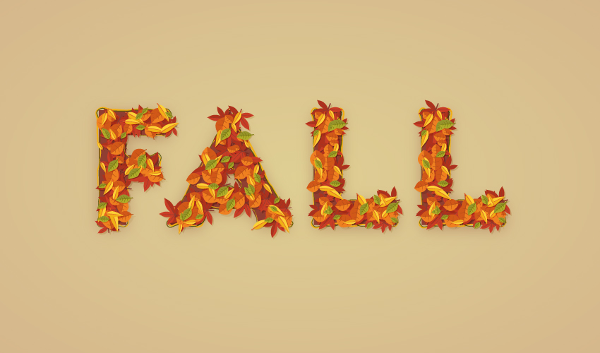 How to Create a Fall Text Effect in Illustrator